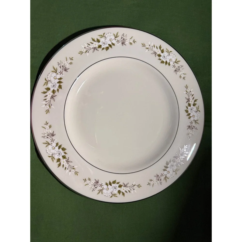 Edgerton Spring Rhapsody Fine China Dinner Plate Floral Hand Decorated USA